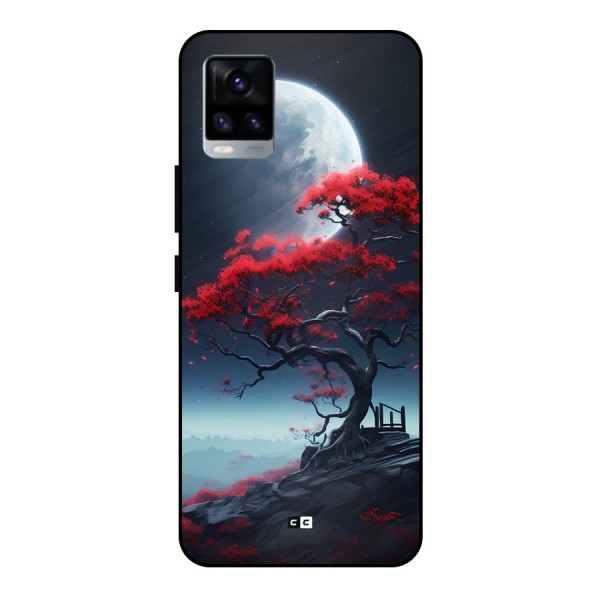 Moon Tree Metal Back Case for Vivo V20