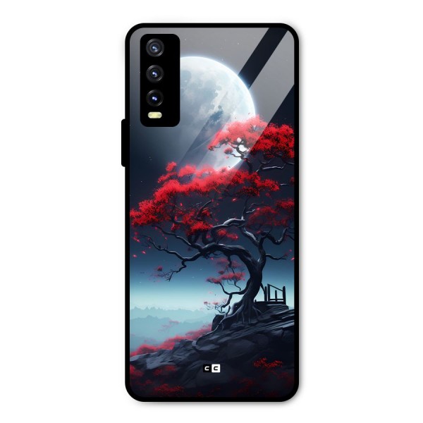 Moon Tree Metal Back Case for Vivo Y20t
