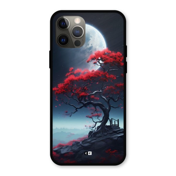 Moon Tree Metal Back Case for iPhone 12 Pro