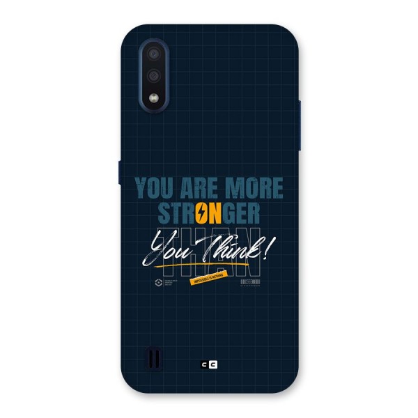 More Stronger Back Case for Galaxy M01