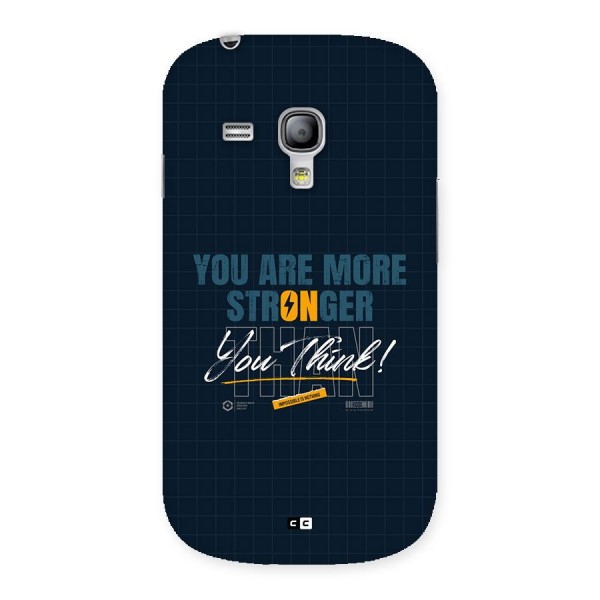 More Stronger Back Case for Galaxy S3 Mini