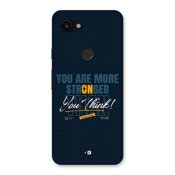 More Stronger Back Case for Google Pixel 3a