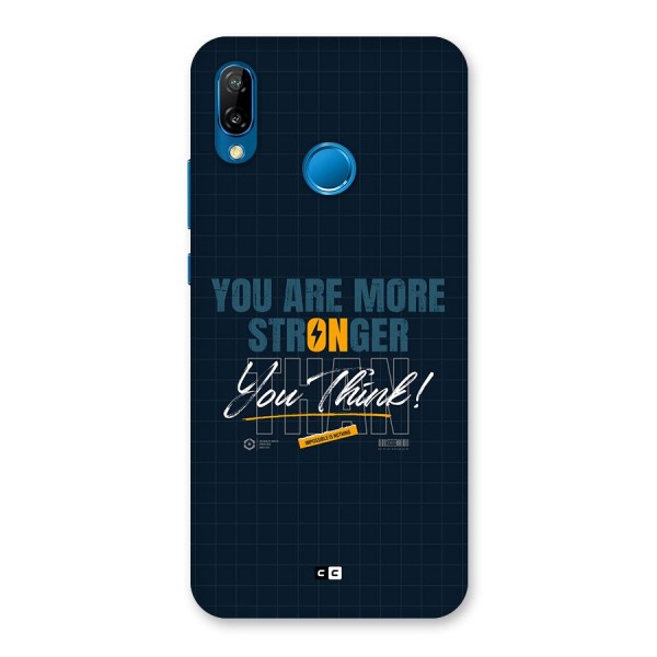 More Stronger Back Case for Huawei P20 Lite