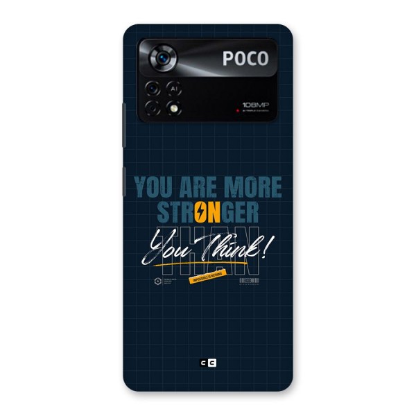 More Stronger Back Case for Poco X4 Pro 5G