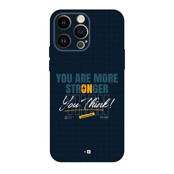 More Stronger Back Case for iPhone 14 Pro Max