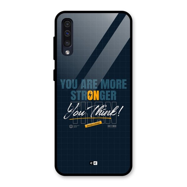 More Stronger Glass Back Case for Galaxy A50