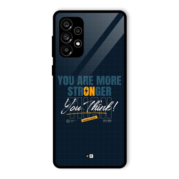 More Stronger Glass Back Case for Galaxy A73 5G