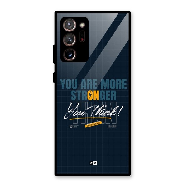 More Stronger Glass Back Case for Galaxy Note 20 Ultra