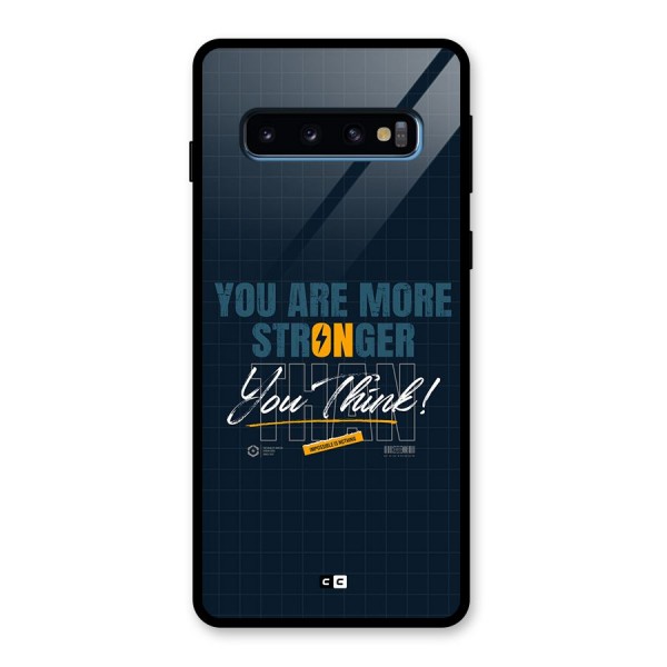 More Stronger Glass Back Case for Galaxy S10