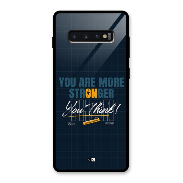 More Stronger Glass Back Case for Galaxy S10 Plus