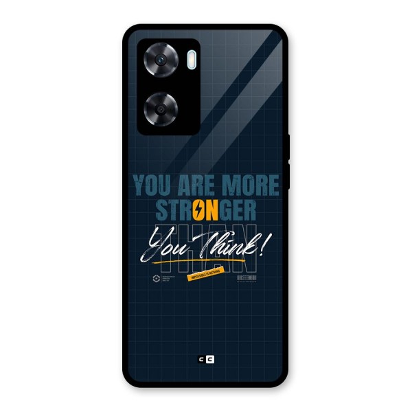 More Stronger Glass Back Case for Oppo A77