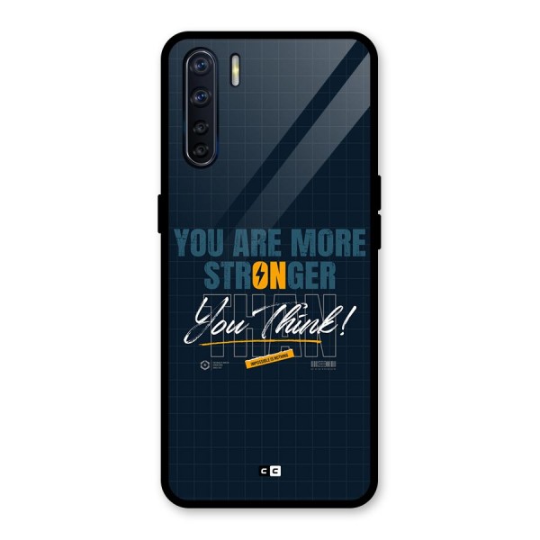 More Stronger Glass Back Case for Oppo F15