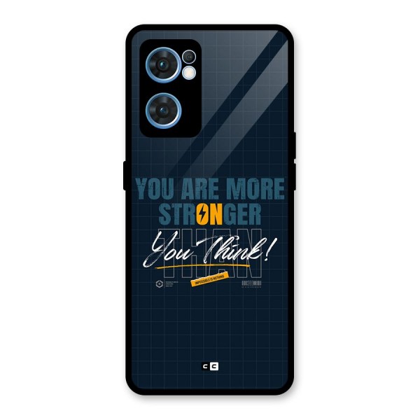 More Stronger Glass Back Case for Oppo Reno7 5G