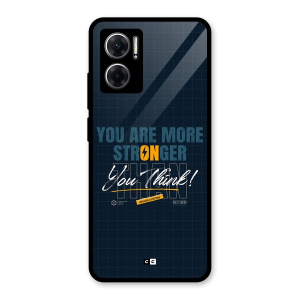 More Stronger Glass Back Case for Redmi 11 Prime 5G