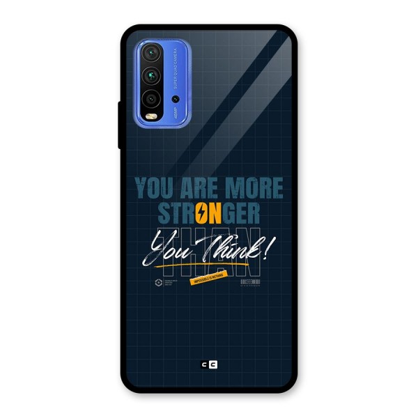 More Stronger Glass Back Case for Redmi 9 Power