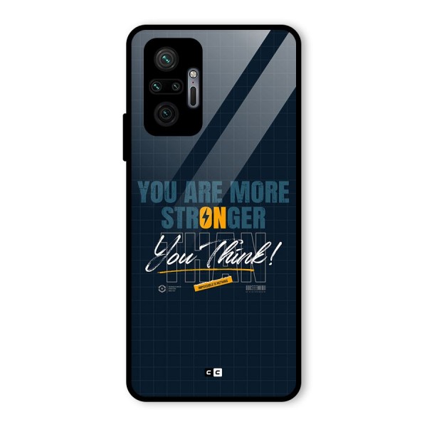 More Stronger Glass Back Case for Redmi Note 10 Pro Max