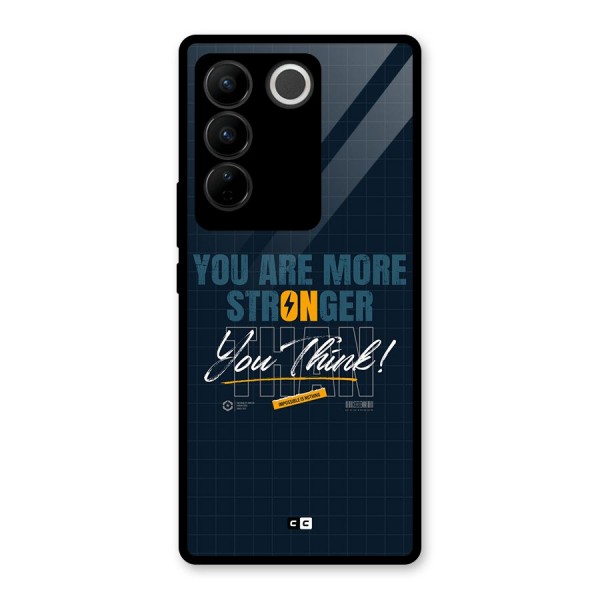 More Stronger Glass Back Case for Vivo V27