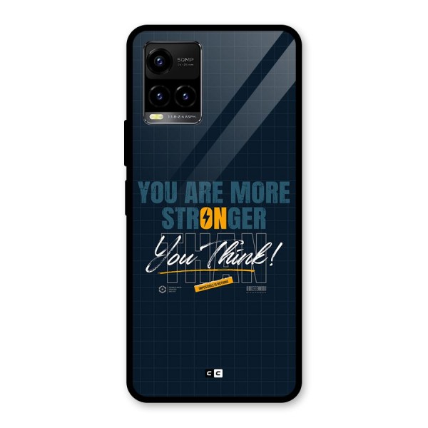 More Stronger Glass Back Case for Vivo Y33s