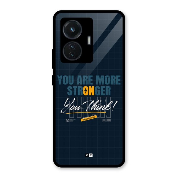 More Stronger Glass Back Case for iQOO Z6 44W