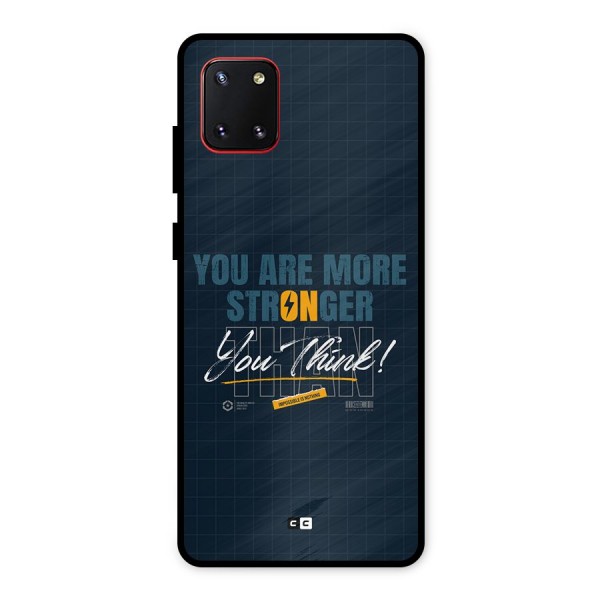 More Stronger Metal Back Case for Galaxy Note 10 Lite