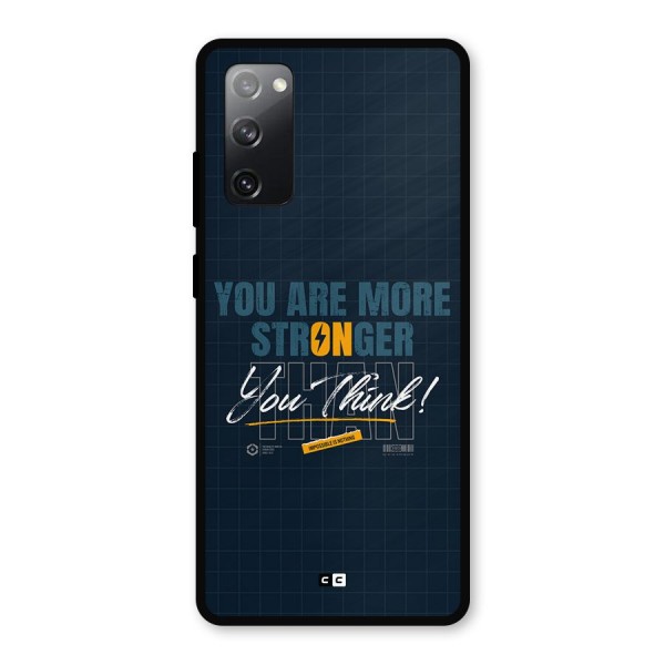 More Stronger Metal Back Case for Galaxy S20 FE 5G