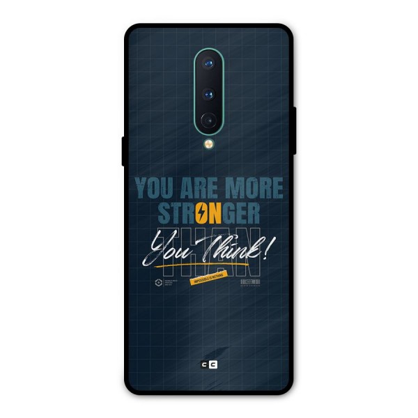 More Stronger Metal Back Case for OnePlus 8