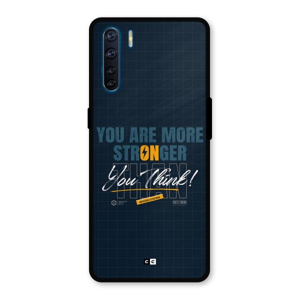 More Stronger Metal Back Case for Oppo F15