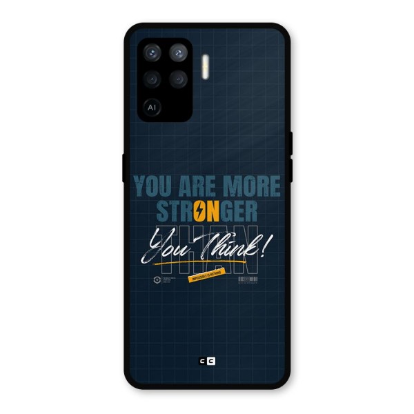 More Stronger Metal Back Case for Oppo F19 Pro
