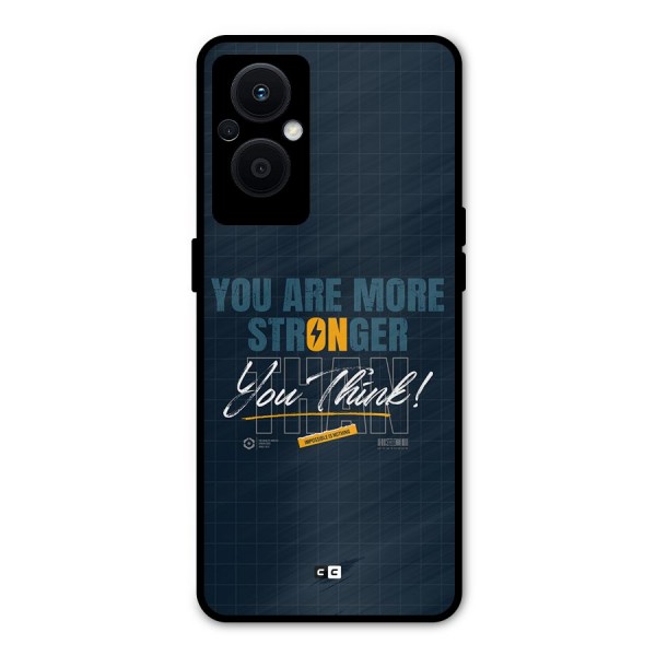 More Stronger Metal Back Case for Oppo F21s Pro 5G