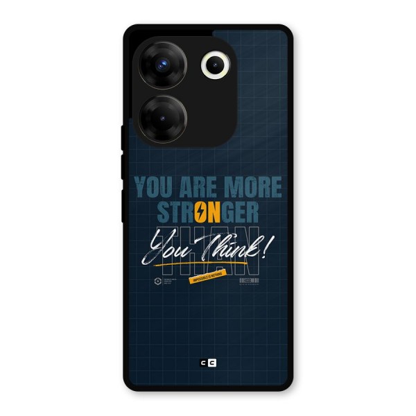 More Stronger Metal Back Case for Tecno Camon 20