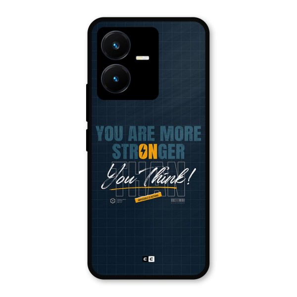 More Stronger Metal Back Case for Vivo Y22