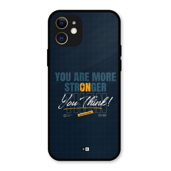 More Stronger Metal Back Case for iPhone 12