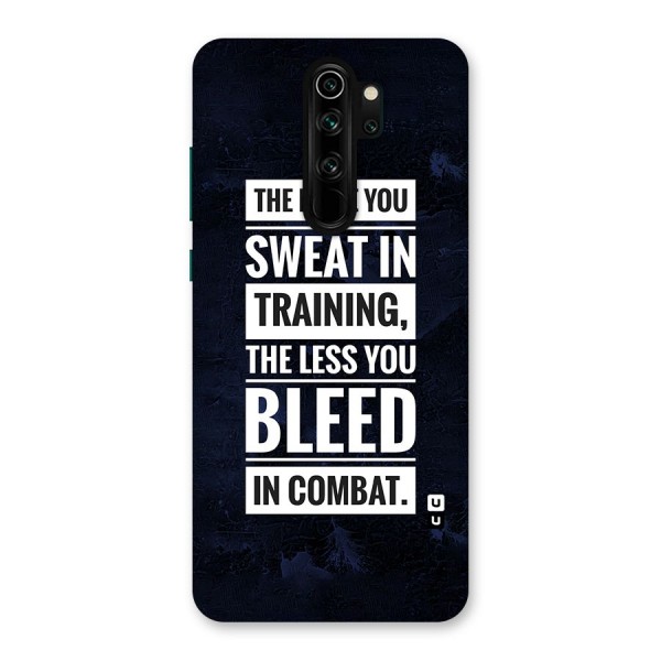 More You Sweat Less You Bleed Back Case for Redmi Note 8 Pro