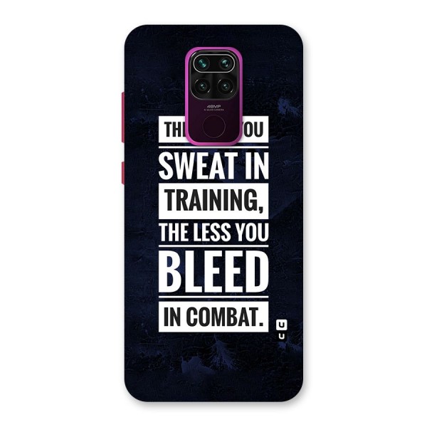 More You Sweat Less You Bleed Back Case for Redmi Note 9