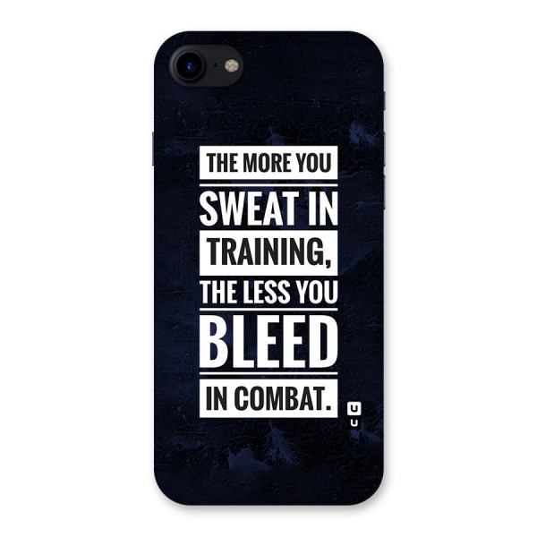 More You Sweat Less You Bleed Back Case for iPhone SE 2020