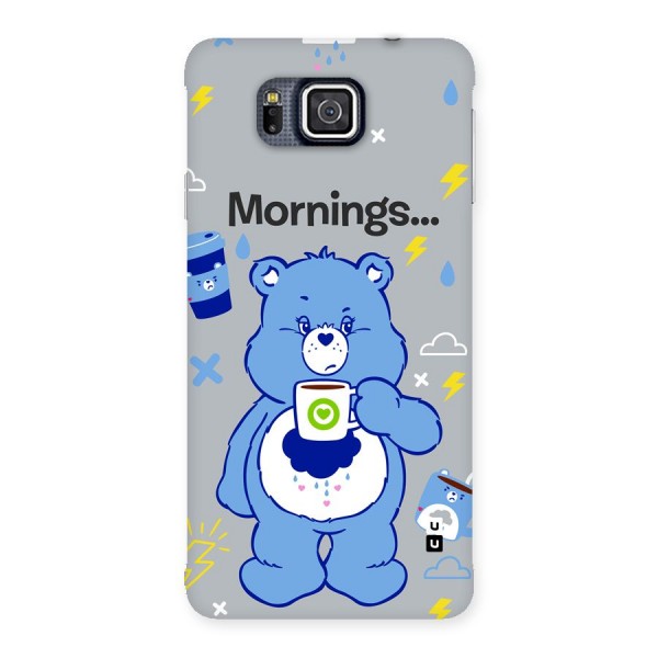 Morning Bear Back Case for Galaxy Alpha