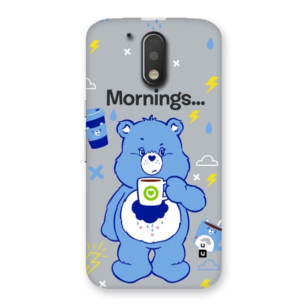 Morning Bear Back Case for Moto G4 Plus