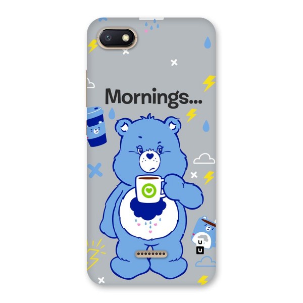 Morning Bear Back Case for Redmi 6A
