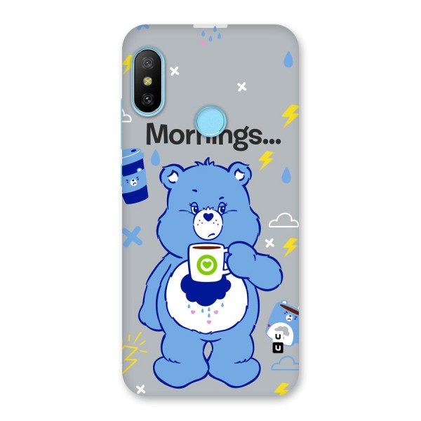 Morning Bear Back Case for Redmi 6 Pro