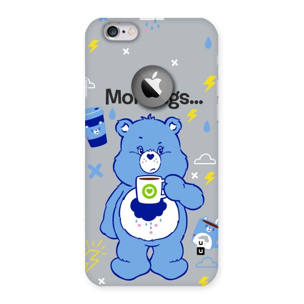 Morning Bear Back Case for iPhone 6 Logo Cut