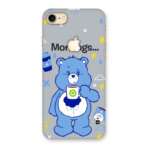 Morning Bear Back Case for iPhone 7 Apple Cut