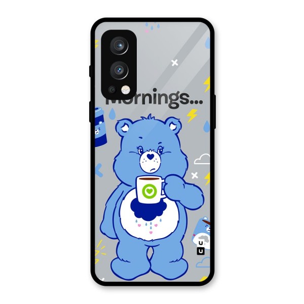 Morning Bear Glass Back Case for OnePlus Nord 2 5G