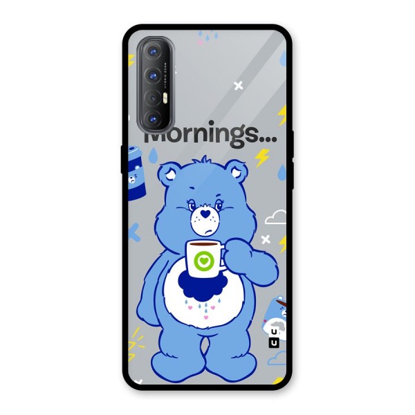 Morning Bear Glass Back Case for Oppo Reno3 Pro