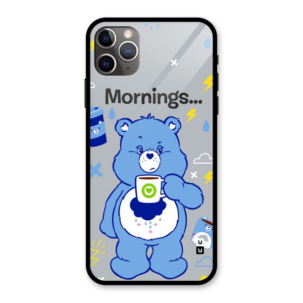 Morning Bear Glass Back Case for iPhone 11 Pro Max