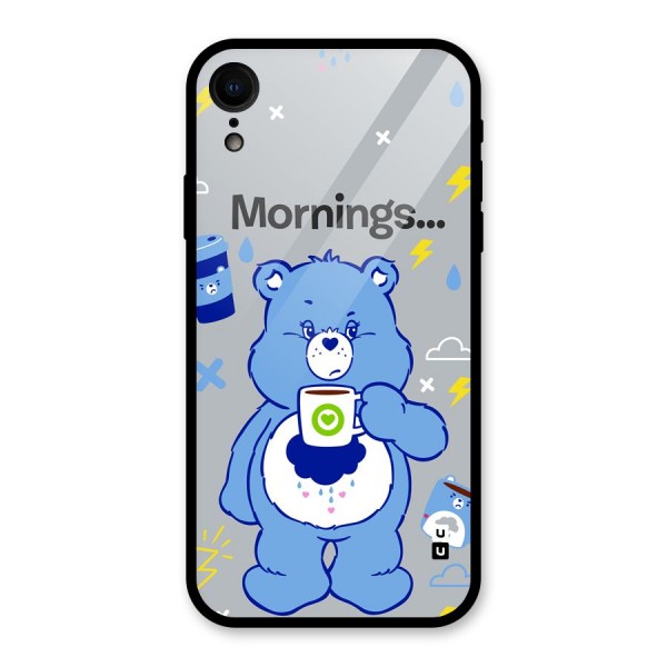 Morning Bear Glass Back Case for iPhone XR