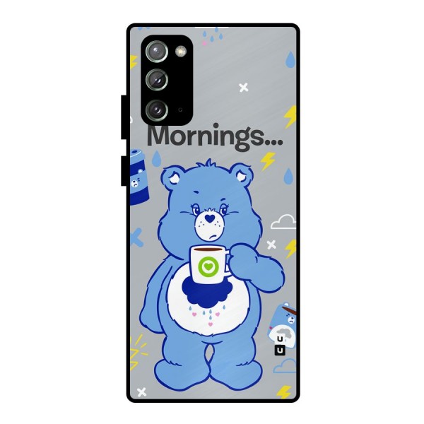 Morning Bear Metal Back Case for Galaxy Note 20