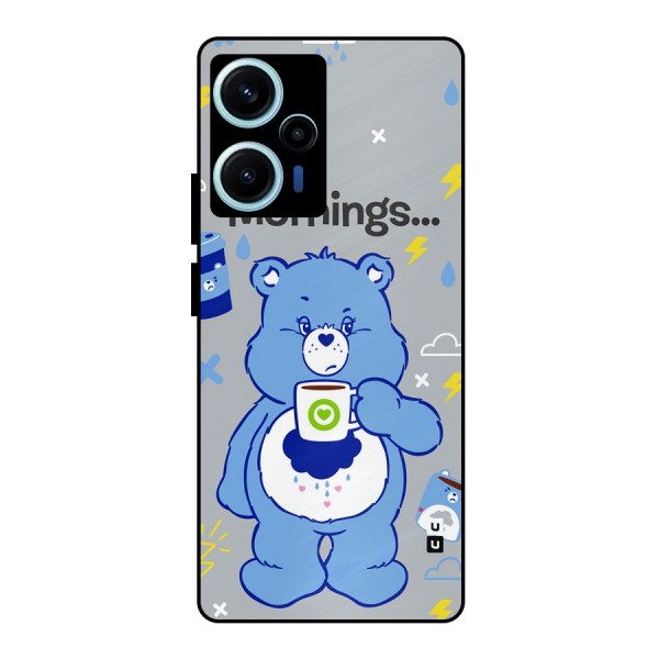 Morning Bear Metal Back Case for Poco F5