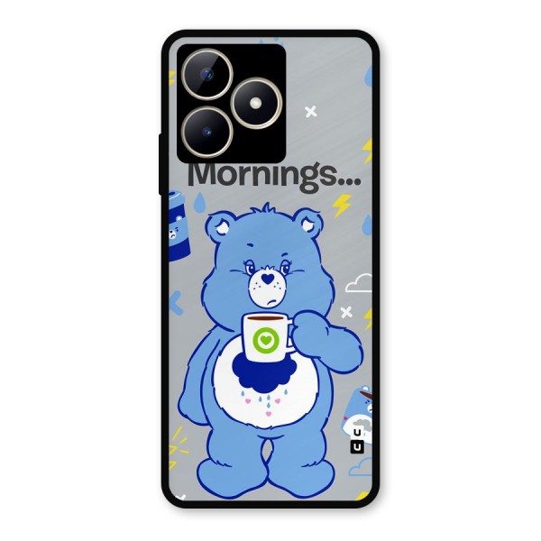 Morning Bear Metal Back Case for Realme C53
