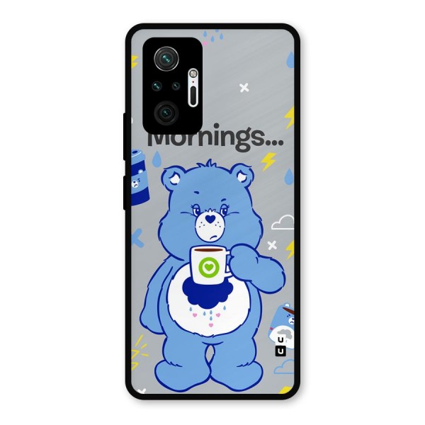 Morning Bear Metal Back Case for Redmi Note 10 Pro Max