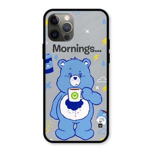 Morning Bear Metal Back Case for iPhone 12 Pro